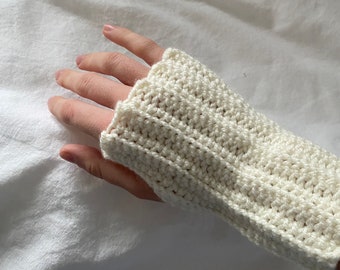 Basic fingerless gloves - written pattern EASY AND FAST <3