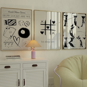 Funky Y2k Wall Art Prints: Retro Newspaper Poster (Digital Download)