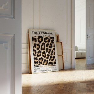Leopard Print Poster: Trendy Bedroom Wall Art (Digital Download) image 4