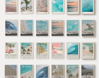 Küsten Strand Drucke: Retro Sommer Surf Art (Digitaler Download)