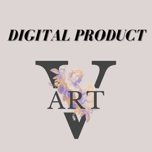 May include: Digital art print featuring a vintage illustration of a cherub with wings and flowers, with the word "ART" in black text on a white background.