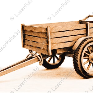 Jachtspelwagen afbeelding lasergraveren | PNG-bestand laserbranden | 3D-lasergereed bestand | Foto met hoge resolutie | 3D-illusie-graphics