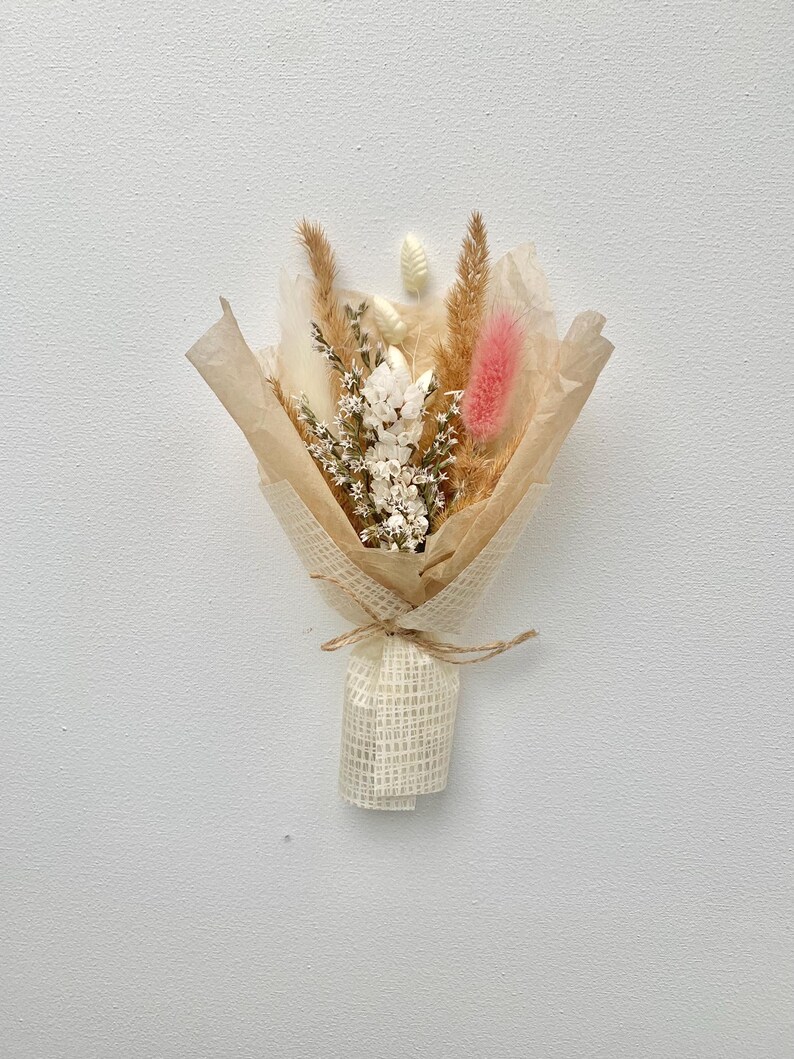 Magnet Mini Dried Flower Bouquet Pastel Wedding Party Favors Wildflower ...