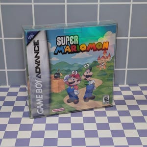Super Mariomon GBA – niestandardowy wkład + pudełko kolekcjonerskie (bez RTC)