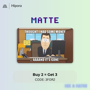 And It's Gone Meme Creditcard-skin