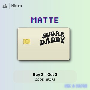 Sugar Daddy grappige creditcardomslag Skin