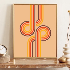 70s digital download, 70s wall art, retro wall art, 70s design, 70s printable, 70s poster, wall art, wall decor, midcentury, 70s decor