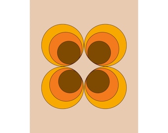 Póster de los años 70, póster retro, arte de pared de los años 70, década de 1970, decoración del hogar de los años 70, decoración del hogar retro, arte de pared retro, impresión de los años 70, diseño retro, moderno de mediados de siglo
