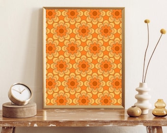 70s printable, 70s artwork, 70s poster, 70s wall art, wall art, digital download, retro wall art, midcentury modern wall art, 70s decor