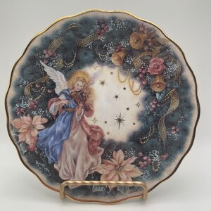 Lena Liu “Celebration “ plate.  1996 Holiday Angels Bradford Exchange collector&#39;s plate.