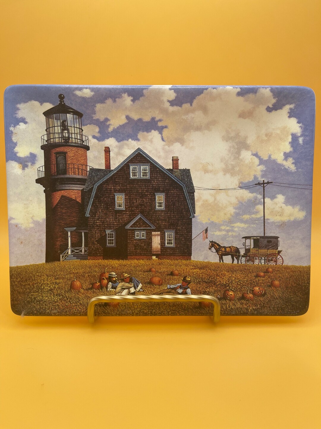 Puzzle Chaz Wysocki – West Quoddy Head Light – 1000 Pièces – Milton Bradley – Neuf