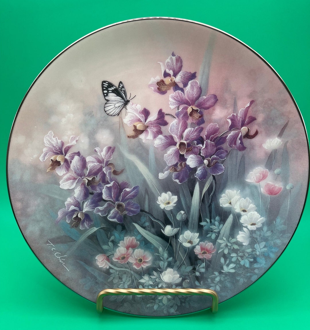Ruby Knowles Knowle's China 1992 Jewels of the Flowers Porcelain Collector's Plate ...