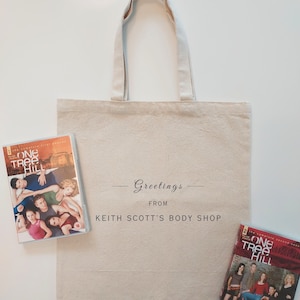 One Tree Hill KEITH SCOTT&#39;S Body Shop Tote | OTH Gift for Fans of Lucas Scott, Peyton Sawyer, Nathan Scott & Brooke Davis | Ravens Merch