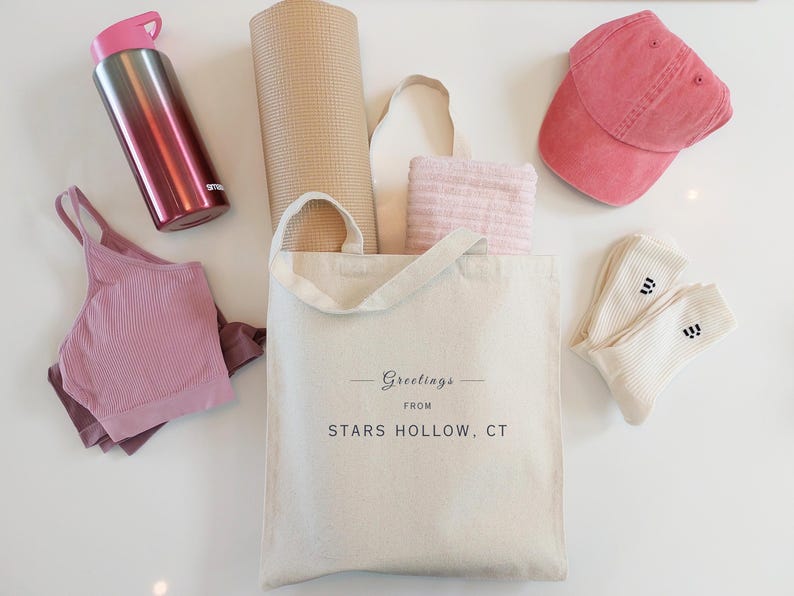 Gilmore Girls STARS HOLLOW CT Tote | Halloween Bag | Fans of Rory Lorelai & Emily Gilmore | Cozy Fall Aesthetic Bag | Luke's Diner Merch image 3