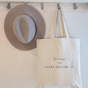 Gilmore Girls STARS HOLLOW CT Tote | Halloween Bag | Fans of Rory Lorelai & Emily Gilmore | Cozy Fall Aesthetic Bag | Luke's Diner Merch image 7