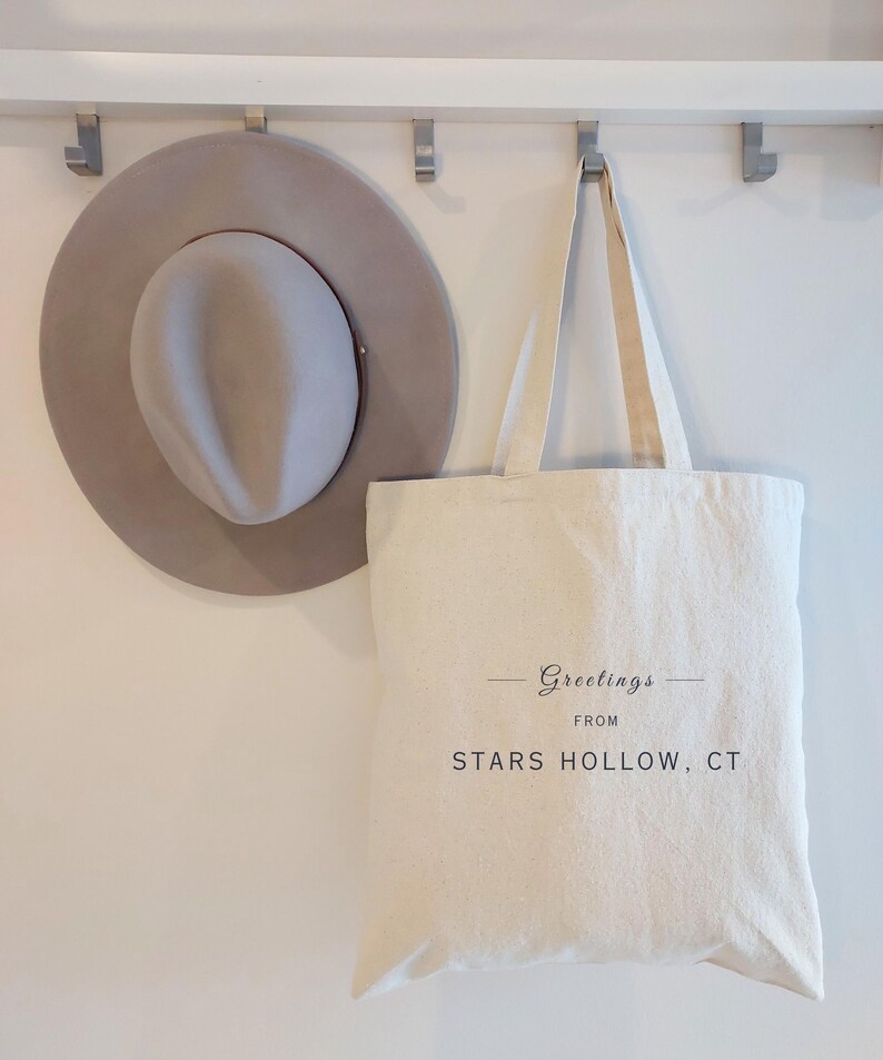 Gilmore Girls STARS HOLLOW CT Tote | Halloween Bag | Fans of Rory Lorelai & Emily Gilmore | Cozy Fall Aesthetic Bag | Luke's Diner Merch image 7