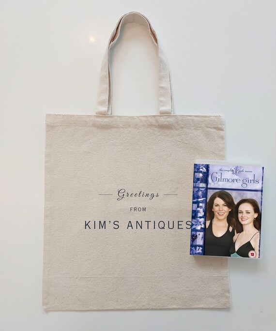 Gilmore Girls KIM'S ANTIQUE Tote | Ideal Gift for Stars Hollow Souvenir | Fans of Rory Lorelai & Emily Gilmore | Cozy Fall Aesthetic Bag