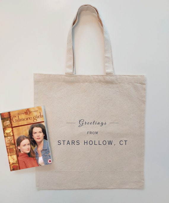 Gilmore Girls STARS HOLLOW Tote Bag | Ideal Gift for Stars Hollow Souvenir | Fans of Rory Lorelai & Emily Gilmore | Cozy Fall Aesthetic Bag