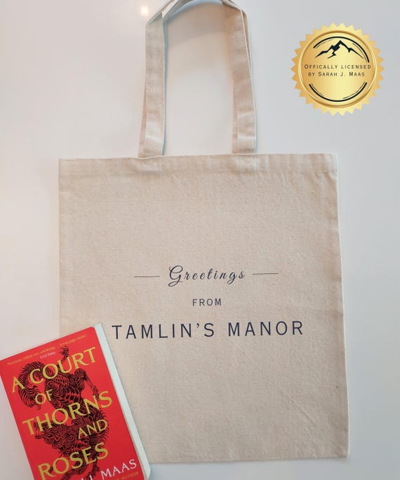 ACOTAR TAMLIN'S MANOR Tote | Sarah J. Maas Fans | Gift for Book Lovers | Feyre and Rhysand Merch | Bookish Bag | Ideal for Fantasy Readers
