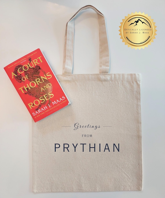 ACOTAR PRYTHIAN Tote Bag | Sarah J. Maas Fans | Gift for Book Lovers | Feyre and Rhysand Merch | Bookish Bag | Ideal for Fantasy Readers