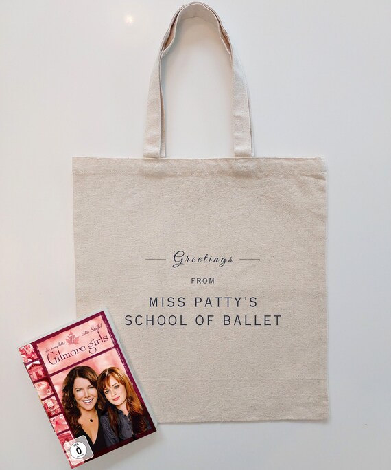 Gilmore Girls MISS PATTY'S Tote Bag | Ideal Gift for Stars Hollow Souvenir | Fans of Rory Lorelai & Emily Gilmore | Cozy Fall Aesthetic Bag