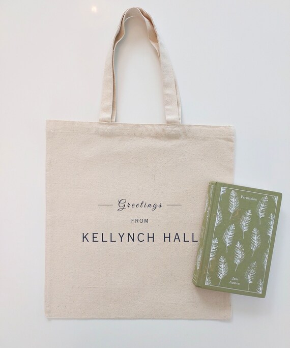 Jane Austen Persuasion KELLYNCH Tote | Literary Gift for Bookworm | Ideal for Romance Readers | Regency Era Gift | Classic Lit Bookish Merch