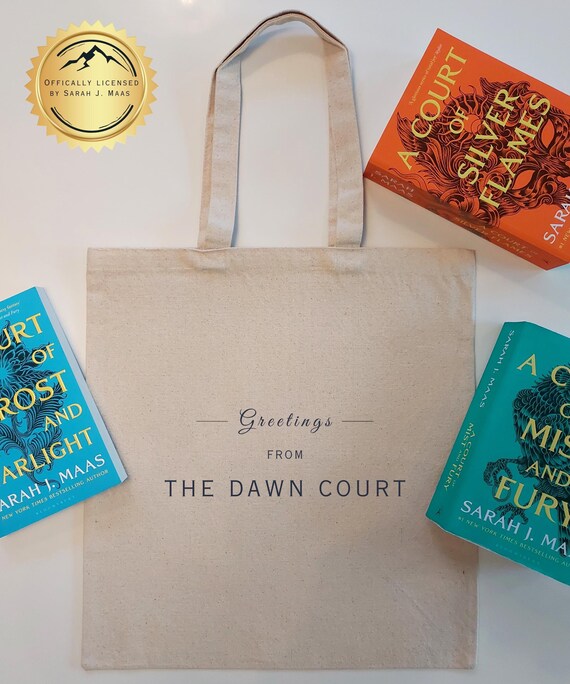 ACOTAR DAWN COURT Tote Bag | Sarah J. Maas Fans | Gift for Book Lovers | Feyre and Rhysand Merch | Bookish Bag | Ideal for Fantasy Readers