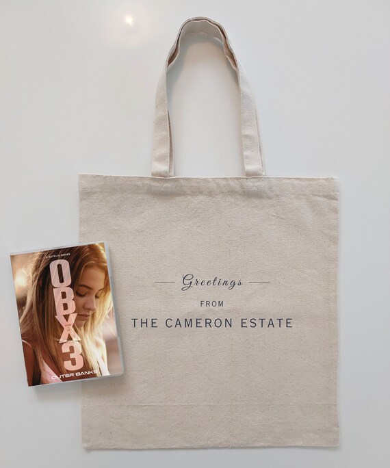 Outer Banks CAMERON ESTATE Tote | OBX Pogues Life Merch | North Carolina Gift | Perfect Beach Bag for John B and Sarah Fans | Poguelandia