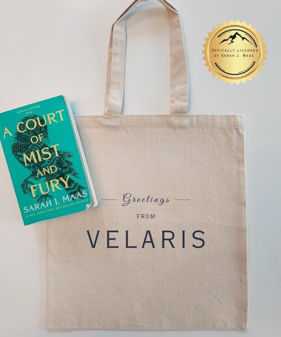ACOTAR VELARIS Tote Bag | Sarah J. Maas Fans | Gift for Book Lovers | Feyre and Rhysand Merch | Bookish Bag | Ideal for Fantasy Readers