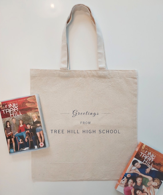 One Tree Hill HIGH SCHOOL Tote Bag | OTH Gift for Fans of Lucas Scott, Peyton Sawyer, Nathan Scott & Brooke Davis | Ravens Basketball Merch
