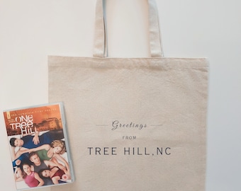 Sacola ONE TREE HILL | Presente para fãs de Lucas Scott, Peyton Sawyer, Nathan Scott e Brooke Davis | Produtos de basquete dos Ravens | Wilmington