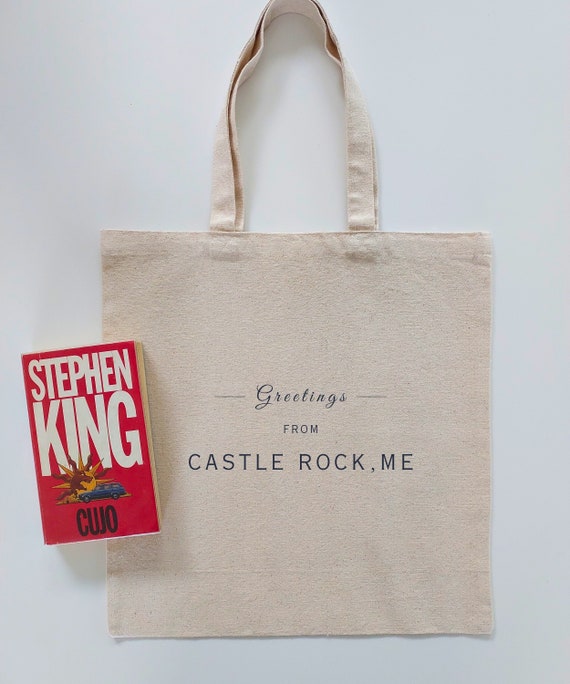 Stephen King CASTLE ROCK Tote | Stephen King Gift | Stanley Kubrick The Shining Merch | Halloween Bag | Horror Movie Gift | Bookish Bag