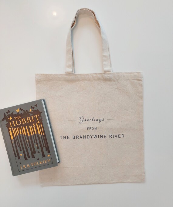 Lord of the Rings BRANDYWINE RIVER Tote | Perfect Gift for Tolkien Fan | LOTR Merch | Middle Earth Bag for Fantasy Reader | Hobbit Aesthetic