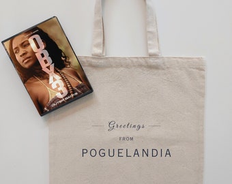 Outer Banks POGUELANDIA Tote | OBX Pogues Life Merch | North Carolina Gift | Perfect Beach Bag for John B and Sarah Fans | Poguelandia