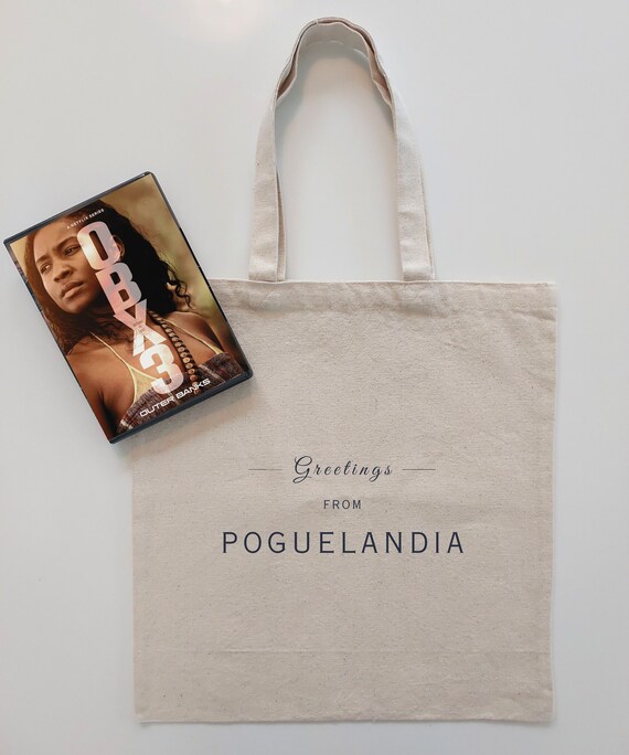 Outer Banks POGUELANDIA Tote | OBX Pogues Life Merch | North Carolina Gift | Perfect Beach Bag for John B and Sarah Fans | Poguelandia