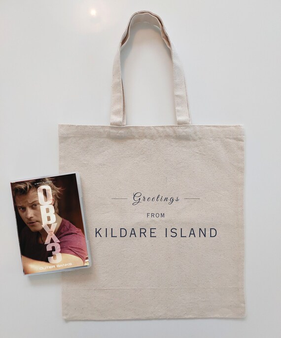 Outer Banks KILDARE ISLAND Tote | OBX Pogues Life Merch | North Carolina Gift | Perfect Beach Bag for John B and Sarah Fans | Poguelandia