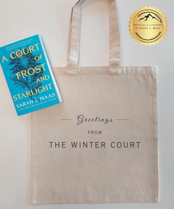 ACOTAR WINTER COURT Tote Bag | Sarah J. Maas Fans | Gift for Book Lovers | Feyre and Rhysand Merch | Bookish Bag | Ideal for Fantasy Readers