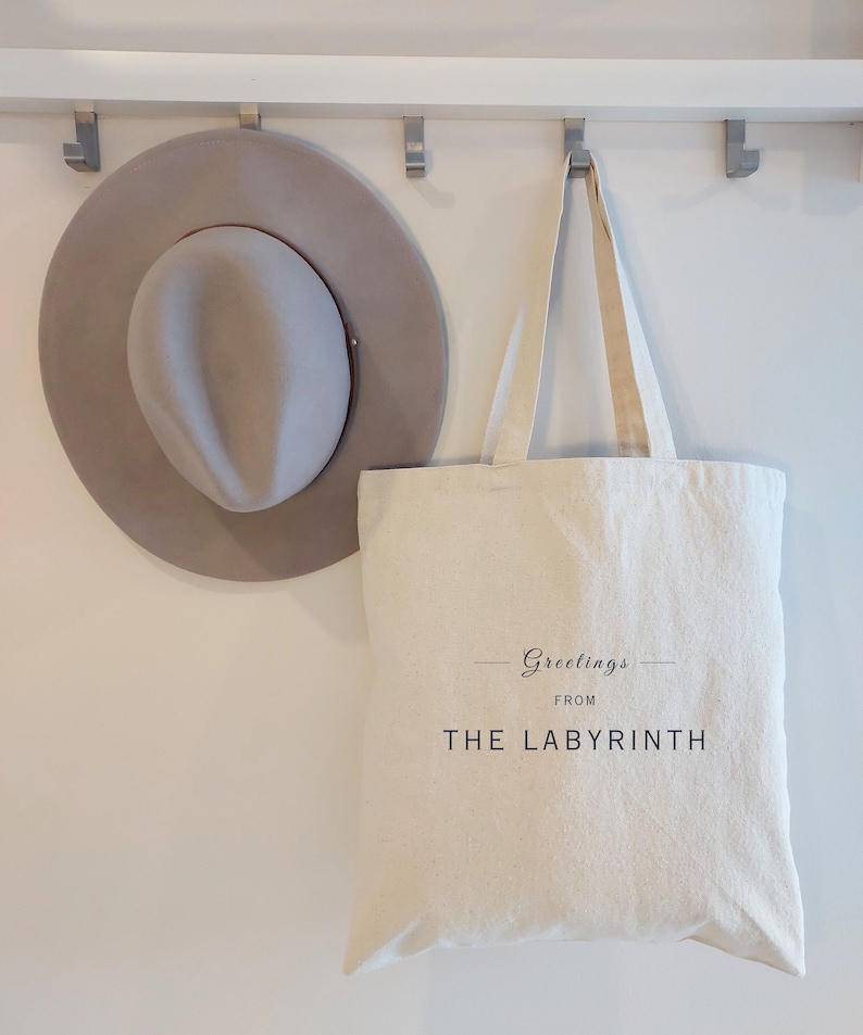 Labyrinth Movie 1986 Tote Bag | Jareth Sarah Goblin King Merch ...