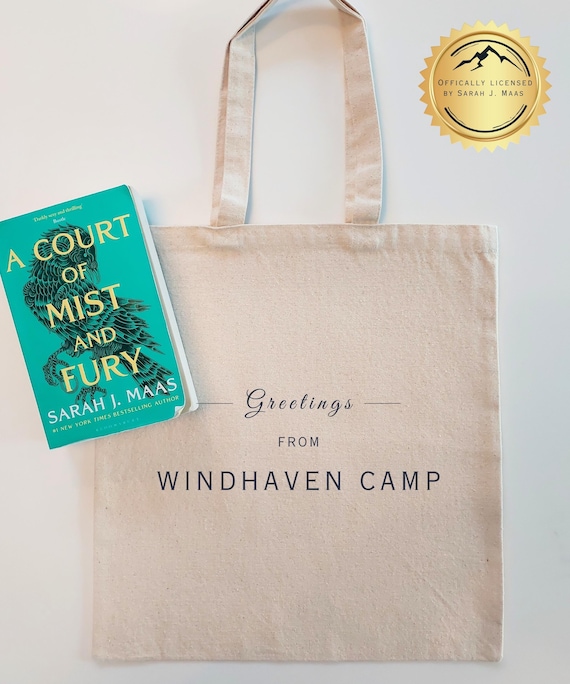 ACOTAR WINDHAVEN Tote Bag | Sarah J. Maas Fans | Gift for Book Lovers | Feyre and Rhysand Merch | Bookish Bag | Ideal for Fantasy Readers