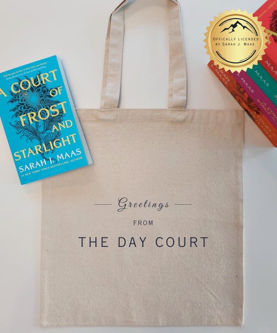 ACOTAR DAY COURT Tote Bag | Sarah J. Maas Fans | Gift for Book Lovers | Feyre and Rhysand Merch | Bookish Bag | Ideal for Fantasy Readers