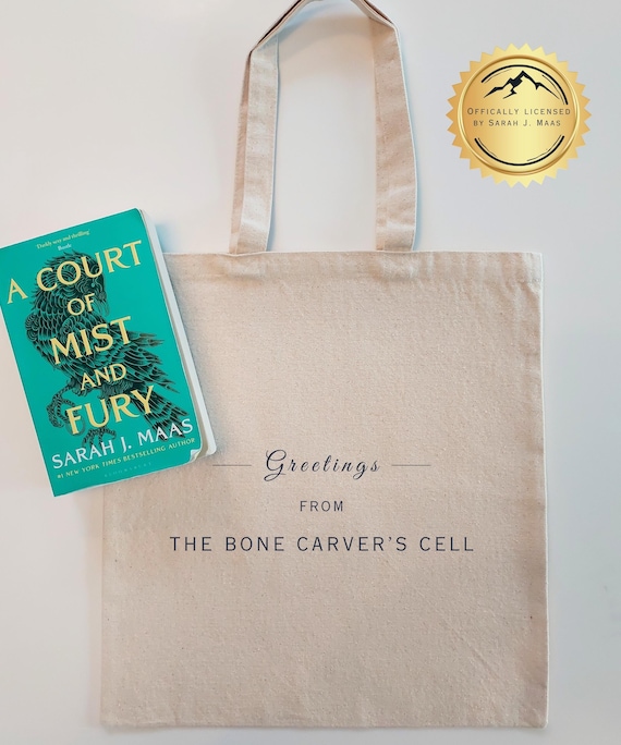 ACOTAR BONE CARVER Tote Bag | Sarah J. Maas Fans | Gift for Book Lovers | Feyre and Rhysand Merch | Bookish Bag | Ideal for Fantasy Readers