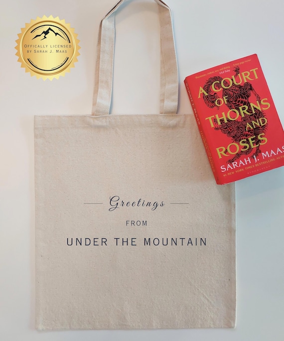 ACOTAR UNDER the MOUNTAIN Tote | Sarah J. Maas Fan | Gift for Book Lovers | Feyre and Rhysand Merch | Bookish Bag | Ideal for Fantasy Reader