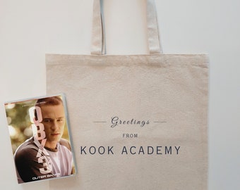 Outer Banks KOOK ACADEMY Tote | OBX Pogues Life Merch | North Carolina Gift | Perfect Beach Bag for John B and Sarah Fans | Poguelandia