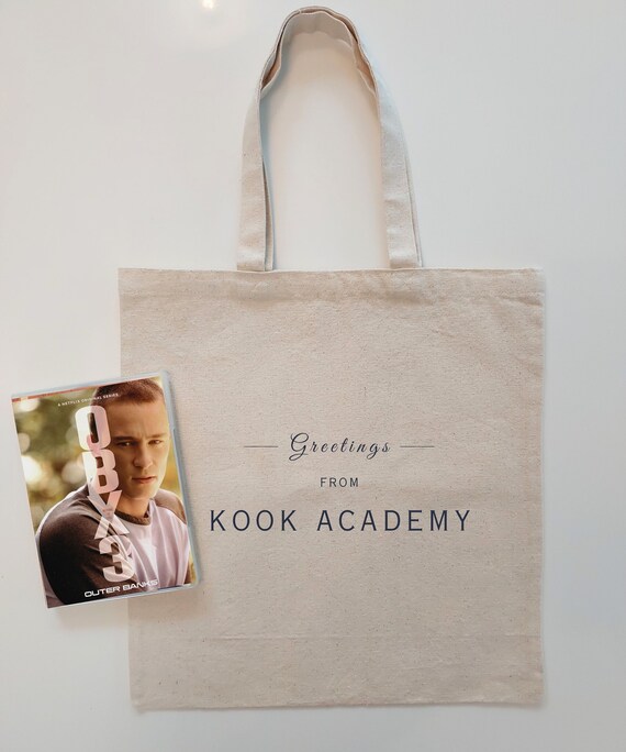 Outer Banks KOOK ACADEMY Tote | OBX Pogues Life Merch | North Carolina Gift | Perfect Beach Bag for John B and Sarah Fans | Poguelandia