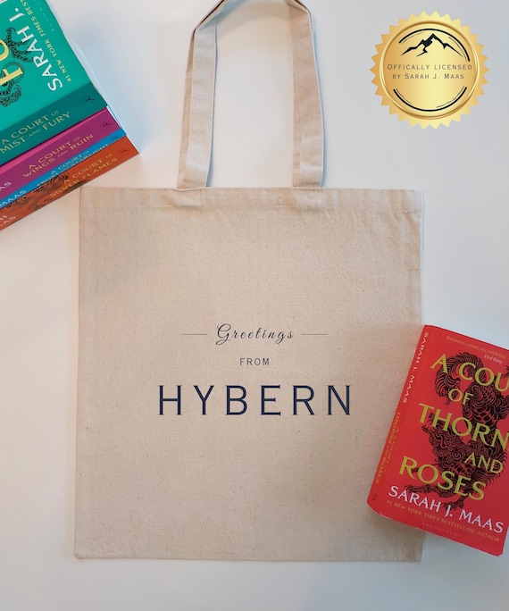 ACOTAR HYBERN Tote Bag | Sarah J. Maas Fans | Gift for Book Lovers | Feyre and Rhysand Merch | Bookish Bag | Ideal for Fantasy Readers
