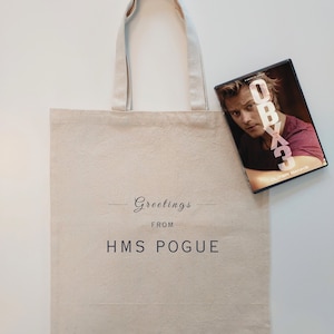 Outer Banks HMS POGUE Tote | OBX Pogues Life Merch | North Carolina Gift | Perfect Beach Bag for John B and Sarah Fans | Poguelandia Kooks