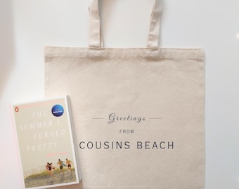 The Summer I Turned Pretty COUSINS BEACH Tote Bag | TSITP Merch | Team Conrad Jeremiah Fisher Gift | tsitp Watch Party | Chris Briney Fans