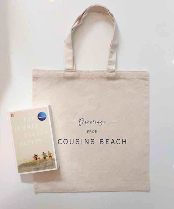 The Summer I Turned Pretty COUSINS BEACH Tote Bag | TSITP Merch | Team Conrad Jeremiah Fisher Gift | tsitp Watch Party | Chris Briney Fans
