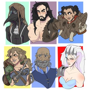 Personalized Fantasy Character Art, DnD Commission Character, OC Art, RPG Portraits roleplay, Game Character Design, Digital Illustration