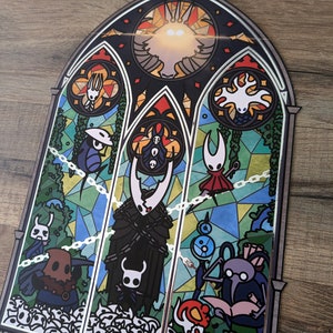 Illustrationstryck av Hollow Knight, indie-videospel, Silksong, The Knight Hornet Cornifer Quirrel Zote Cloth, silverstämpeltryck av bestruket papper bild 9